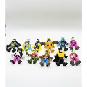 Fisher Price Imaginext DC Super Friends Figure Lot 11 Batman Joker Robin